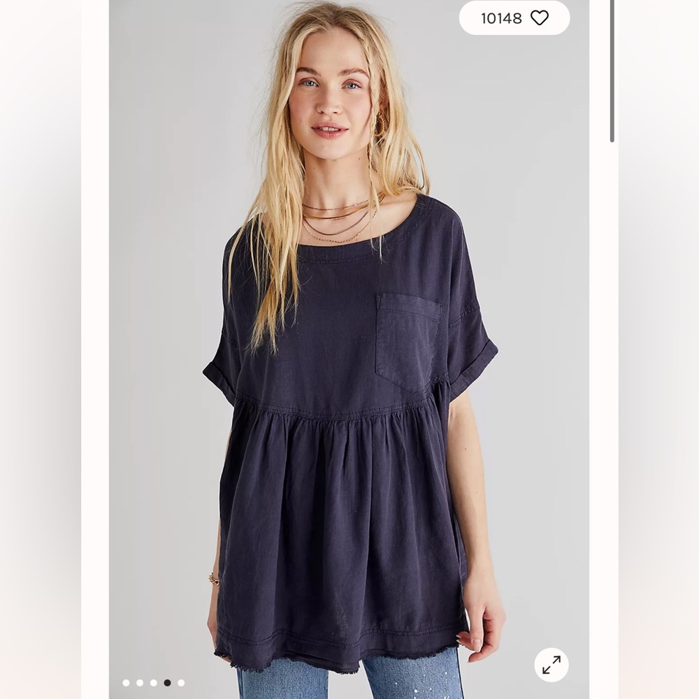 NEW Free People Size Small Moon City Top
